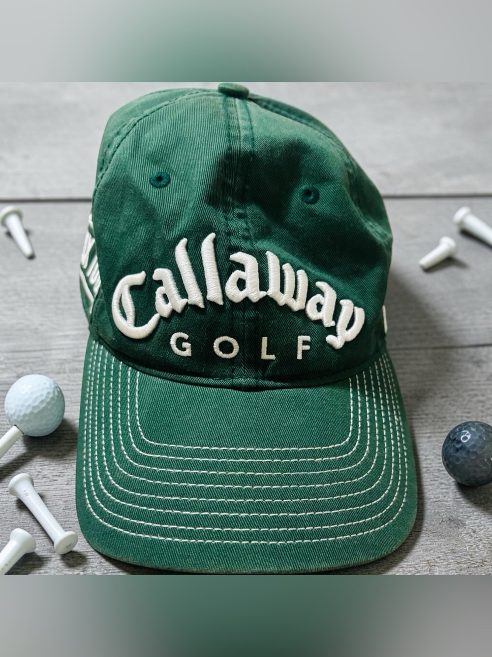 Callaway Golf Hat Baseball Cap Tour  FT-5 New Era One Size Green
